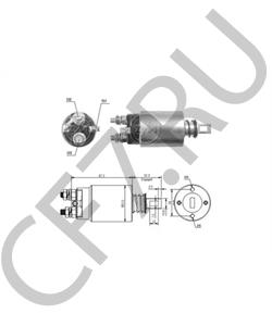 5-81151-158-1 Тяговое реле, стартер ISUZU в городе Краснодар