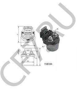 35851-KBB-900 Тяговое реле, стартер HONDA в городе Краснодар