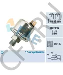 60 00 000 624 Датчик, давление масла ALPINE в городе Краснодар