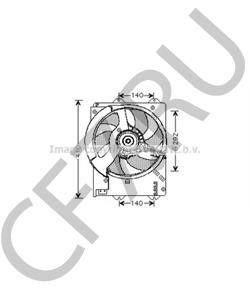PGF101340 Вентилятор, охлаждение двигателя MG в городе Краснодар