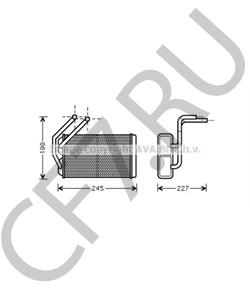 JEF000110 Теплообменник, отопление салона MG в городе Краснодар