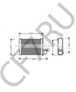 GEF10070 Теплообменник, отопление салона AUSTIN в городе Краснодар