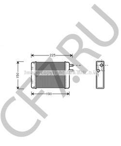 LHT5009 Теплообменник, отопление салона AUSTIN в городе Краснодар