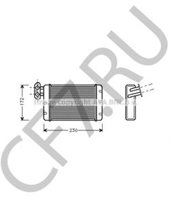 AFP5144 Теплообменник, отопление салона AUSTIN в городе Краснодар