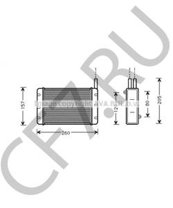 LHT5006 Теплообменник, отопление салона AUSTIN в городе Краснодар