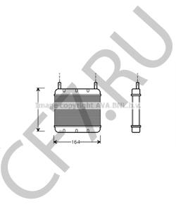 SHF7935 Теплообменник, отопление салона AUSTIN в городе Краснодар