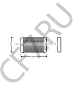 DZB3226 Теплообменник, отопление салона AUSTIN в городе Краснодар