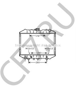 651866 Радиатор, охлаждение двигателя CARBODIES в городе Краснодар