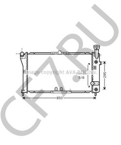 52464934 Радиатор, охлаждение двигателя OLDSMOBILE в городе Краснодар
