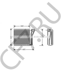 4474842 Испаритель, кондиционер DODGE в городе Краснодар