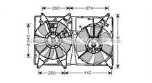 LEXUS Вентилятор, охлаждение двигателя