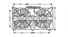 LEXUS Вентилятор, охлаждение двигателя