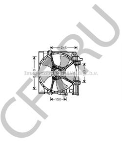73031GA130 Вентилятор, охлаждение двигателя SUBARU в городе Краснодар
