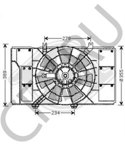 5014579AA Вентилятор, конденсатор кондиционера DODGE в городе Краснодар