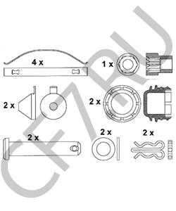 9291-042 Комплект тормозных колодок, дисковый тормоз SAE-SMB в городе Краснодар