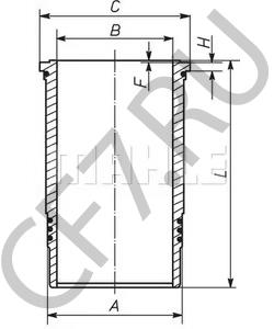 460 011 02 10 Гильза цилиндра MERCEDES-BENZ в городе Краснодар