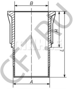 628 011 01 10 Гильза цилиндра MERCEDES-BENZ в городе Краснодар