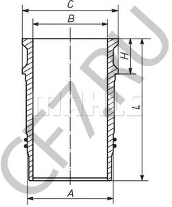 1868160 Гильза цилиндра SCANIA в городе Краснодар