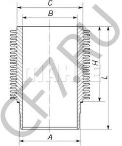 04186535 Гильза цилиндра DEUTZ в городе Краснодар