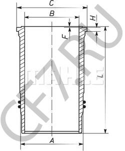 04226518 Гильза цилиндра DEUTZ в городе Краснодар
