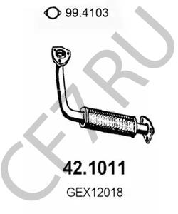 GEX12018 Труба выхлопного газа ROVER/AUSTIN в городе Краснодар