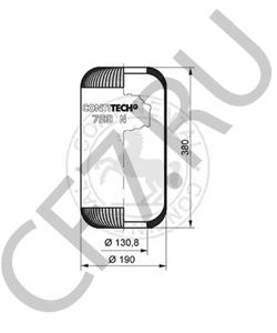 5000 786 641 Кожух пневматической рессоры RENAULT TRUCKS в городе Краснодар