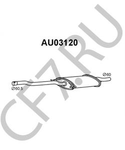 4D0253409AC Предглушитель выхлопных газов VAG в городе Краснодар