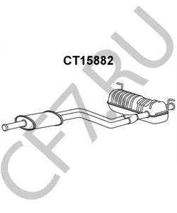 171794 Предглушитель выхлопных газов CITROËN (DF-PSA) в городе Краснодар