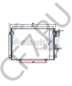 60325191 Конденсатор, кондиционер DENNIS в городе Краснодар
