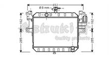 BARKAS Радиатор, охлаждение двигателя