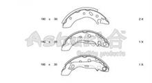 AUTO UNION Комплект тормозных колодок