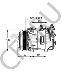 3M5H19D629GD Компрессор, кондиционер AUTO UNION в городе Краснодар