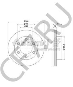 4 429 562 Тормозной диск AUTO UNION в городе Краснодар