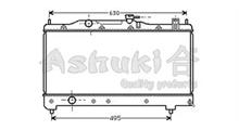 VAN HOOL Радиатор, охлаждение двигателя