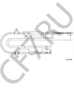 SPB000360 Трос, стояночная тормозная система MG в городе Краснодар