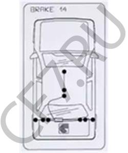 FAM8560 Трос, стояночная тормозная система MG в городе Краснодар