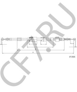 4642028200 Трос, стояночная тормозная система ASIA MOTORS в городе Краснодар