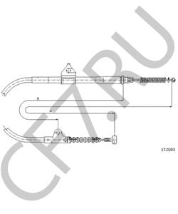 365309C005 Трос, стояночная тормозная система LDV в городе Краснодар