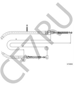 365319C005 Трос, стояночная тормозная система LDV в городе Краснодар