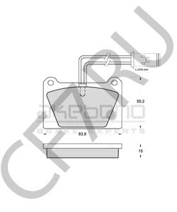 GBP90306 Комплект тормозных колодок, дисковый тормоз RELIANT в городе Краснодар