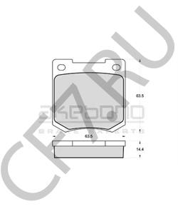 GBP90260 Комплект тормозных колодок, дисковый тормоз JENSEN в городе Краснодар