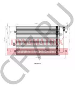 YM2H19C600AA Конденсатор, кондиционер VW/SEAT в городе Краснодар