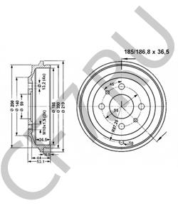 98601861 Тормозной барабан ALFA ROMEO в городе Краснодар