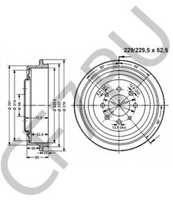 8200256121 Тормозной барабан RENAULT TRUCKS в городе Краснодар