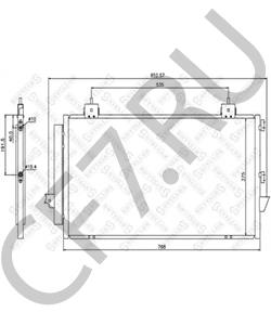 8846042080 Конденсатор, кондиционер LEXUS в городе Краснодар