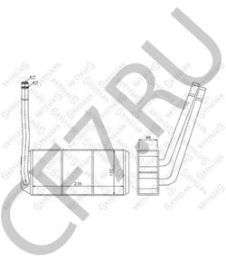 JEF100050 Теплообменник, отопление салона AUSTIN в городе Краснодар