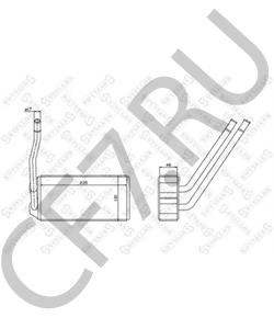 JEF100150 Теплообменник, отопление салона AUSTIN в городе Краснодар
