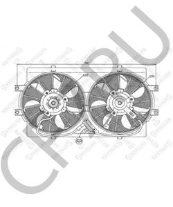 4592088 Вентилятор, охлаждение двигателя EAGLE в городе Краснодар