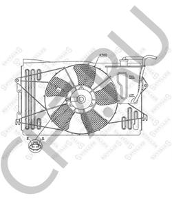 1671122100 Вентилятор, охлаждение двигателя LEXUS в городе Краснодар