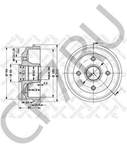 947822680 Тормозной барабан CITROËN/PEUGEOT в городе Краснодар